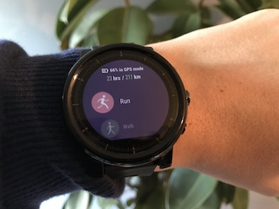 amazfit stratos 2 smartwatch sport modus modi auswahl laufen