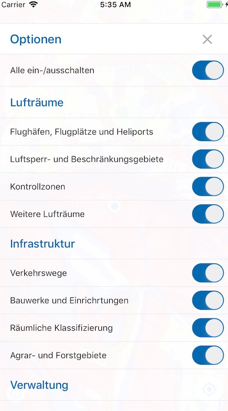 map2fly app k karte 3 drohnen flug in deutschland