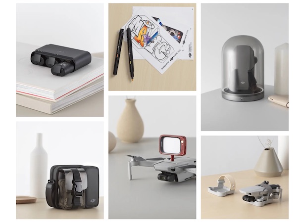 DJI mavic mini zubehör tasche drohne licht halterung