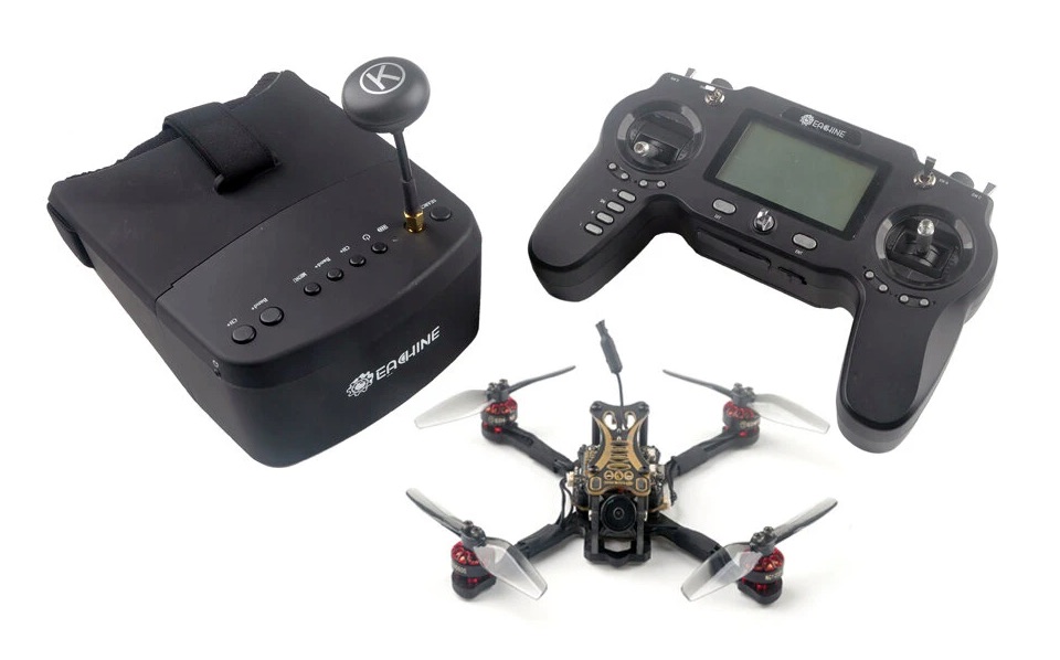 Eachine Novice III mit 135mm Frame und 2-3S Akkus FPV Racing Drohnen Set